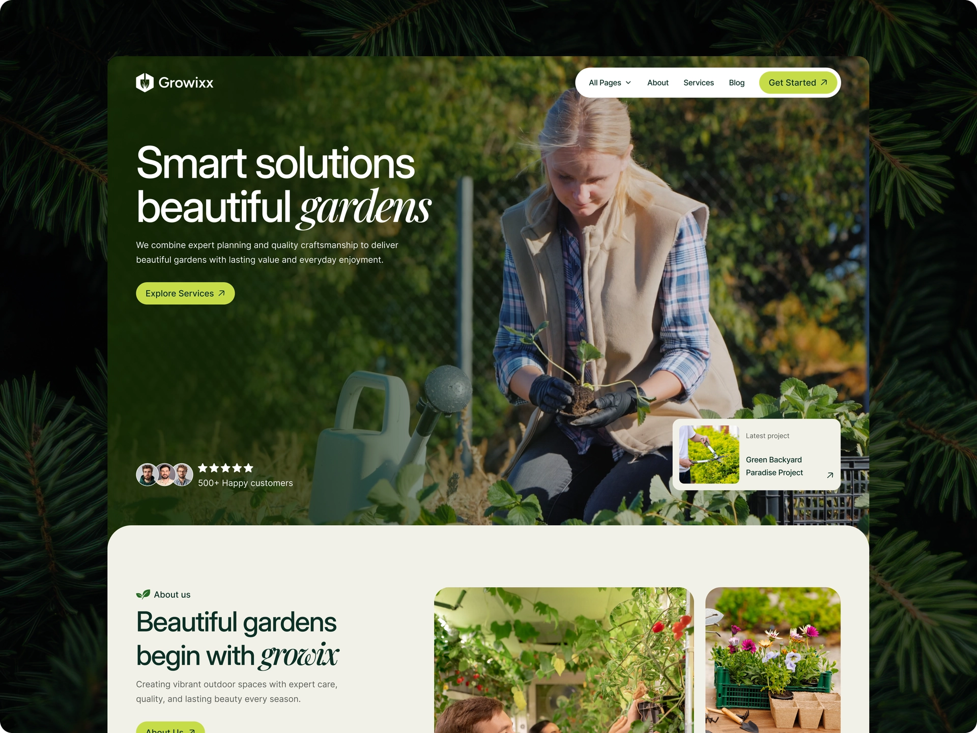 Coastal Landscapes website preview