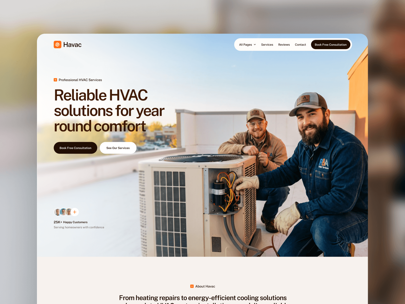 CoolBreeze Aircon website preview