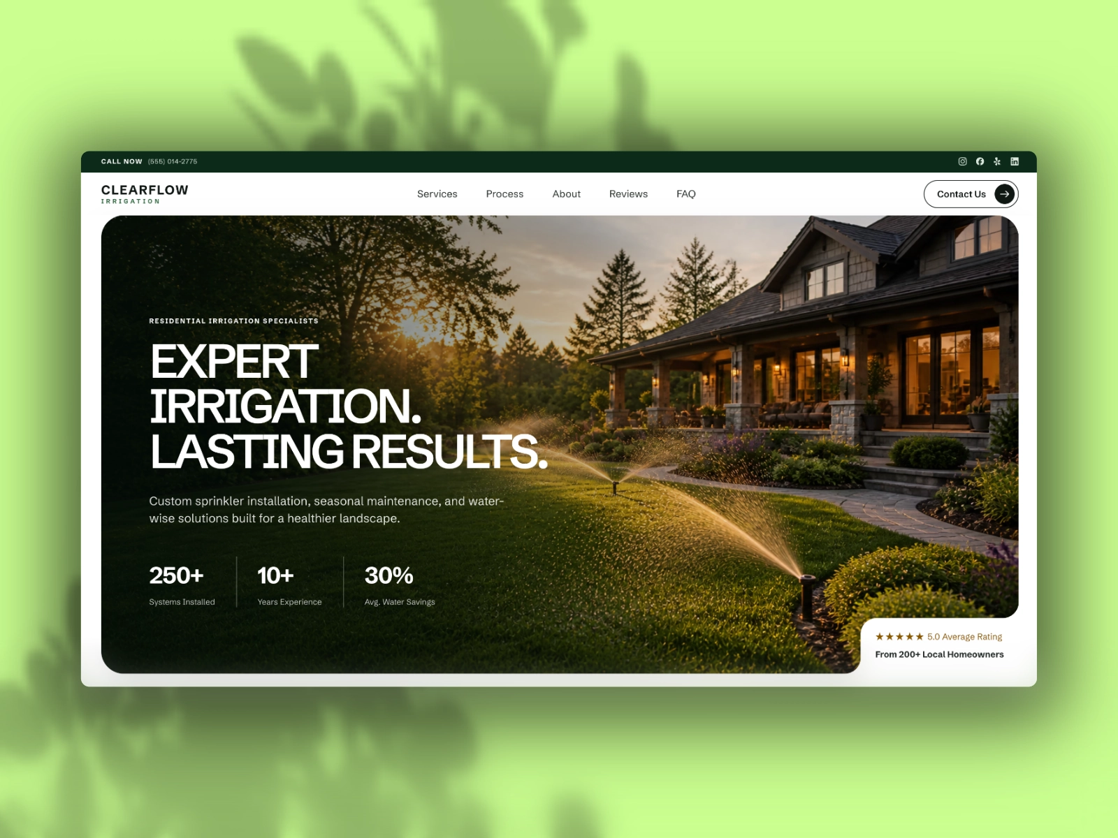 Outback Turf & Gardens website preview